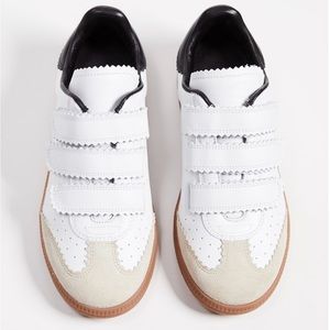 Isabel Marant Beth Leather Sneakers: Size 40